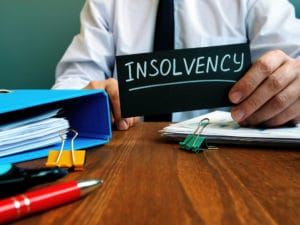 Insolvency signs