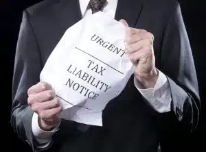 What is a personal liability notice?