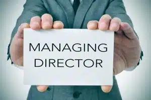 legal points for managing directors